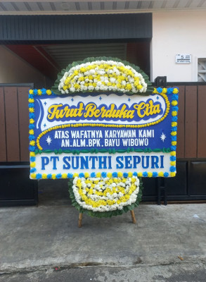 Papan Bunga Duka di Jonggol